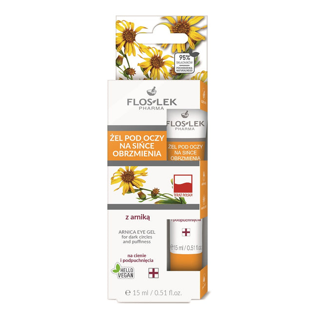 Floslek Żel pod oczy na sińce i obrzmienia z arniką 15ml