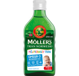 Möller's Mój Pierwszy Tran Norweski suplement diety dla dzieci 250ml