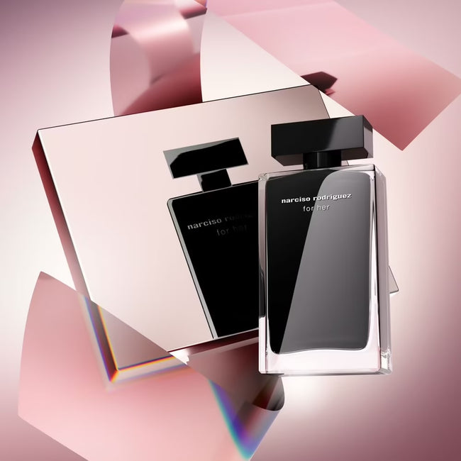 Narciso Rodriguez For Her zestaw woda toaletowa spray 50ml + balsam do ciała 50ml + żel pod prysznic 50ml