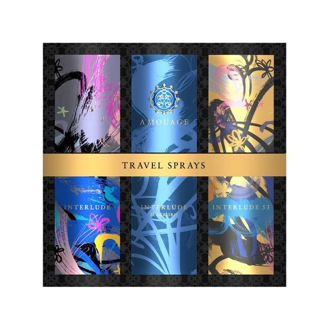 Amouage Interlude Trilogy zestaw Interlude woda perfumowana spray 10ml + Interlude Black Iris woda perfumowana spray 10ml + Interlude 53 ekstrakt perfumy spray 10ml