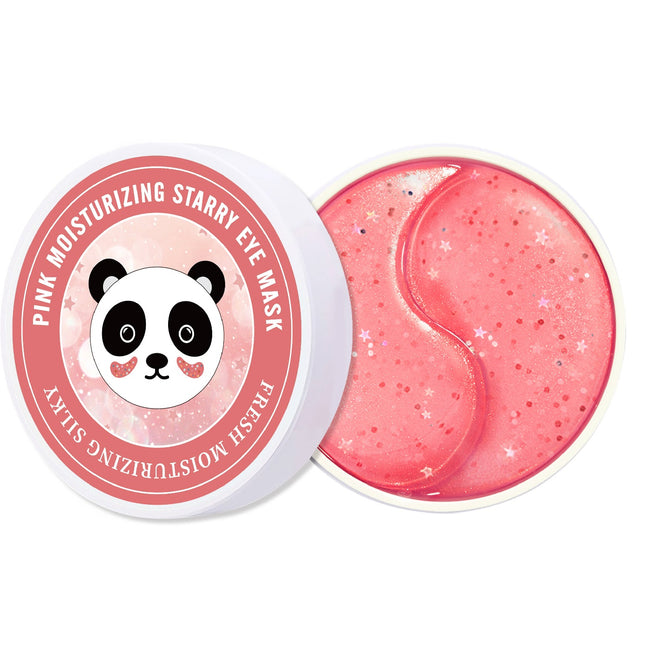 SersanLove Star kolagenowe płatki pod oczy z kwasem hialuronowym i naturalnymi ekstraktami Pink Starry 60szt,