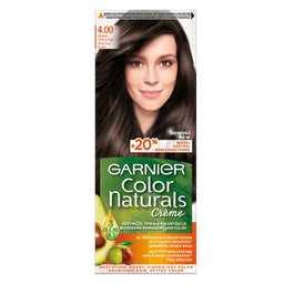 Garnier Color Naturals Creme krem koloryzujący do włosów 4.00 Głęboki Ciemny Brąz