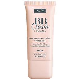 Pupa Milano BB Cream + Primer All Skin Types SPF20 krem BB i baza pod makijaż do wszystkich rodzajów cery 002 Natural 30ml