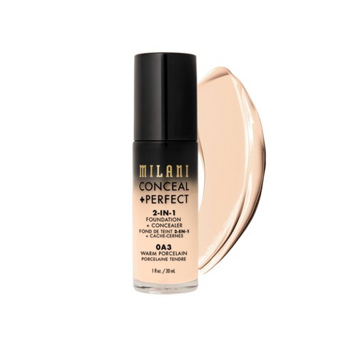 Milani Conceal + Perfect 2-in-1 Foundation + Concealer kryjący podkład do twarzy 0A3 Warm Porcelain 30ml