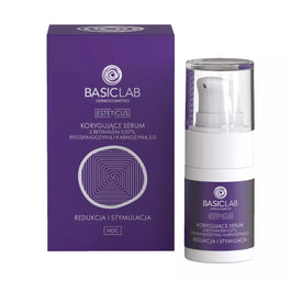 BasicLab Esteticus korygujące serum z retinalem 0.07% fitosfingozyną i karnozyną 2.0 Redukcja i Stymulacja 15ml