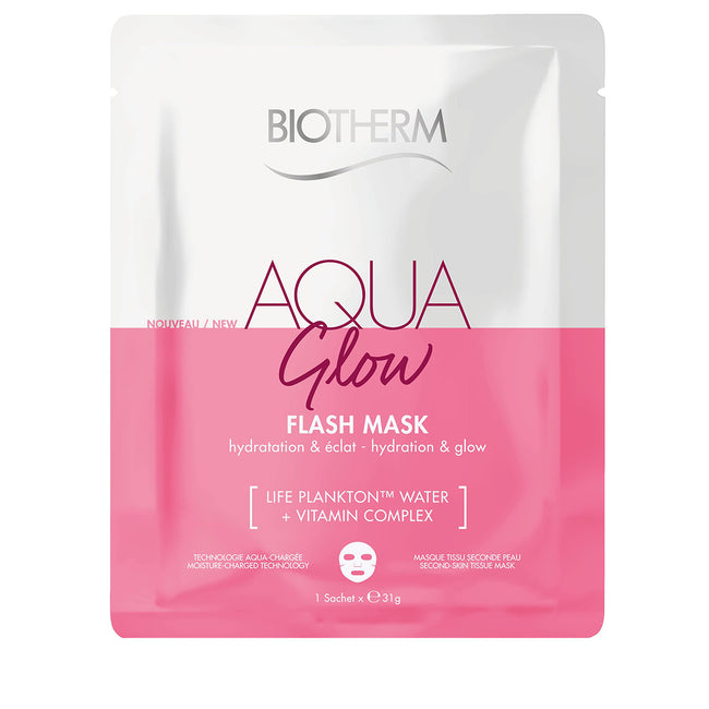Biotherm Aqua Glow Flash Mask nawilżająca maseczka w płachcie do twarzy 31g