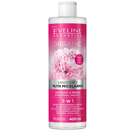 Eveline Cosmetics Organic łagodzący płyn micelarny do demakijażu z peonią 400ml