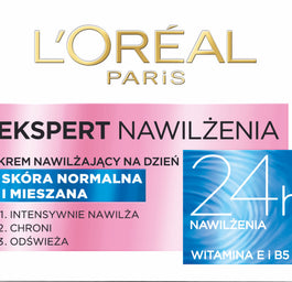 L'Oreal Paris Ekspert Nawilżenia krem nawilżający na dzień do skóry normalnej i mieszanej 50ml