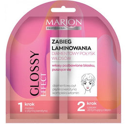 Marion Professional Glossy Effect profesjonalny zabieg laminowania Diamentowy połysk włosów 20ml