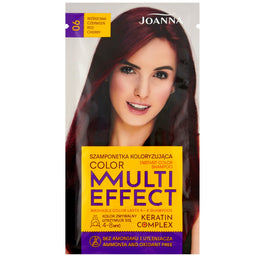 Joanna Multi Effect Color szamponetka koloryzująca 06 Wiśniowa Czerwień 35g