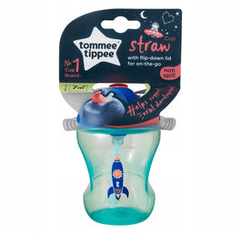 Tommee Tippee Straw Cup kubek niekapek ze słomką 7m+ Boy 230ml