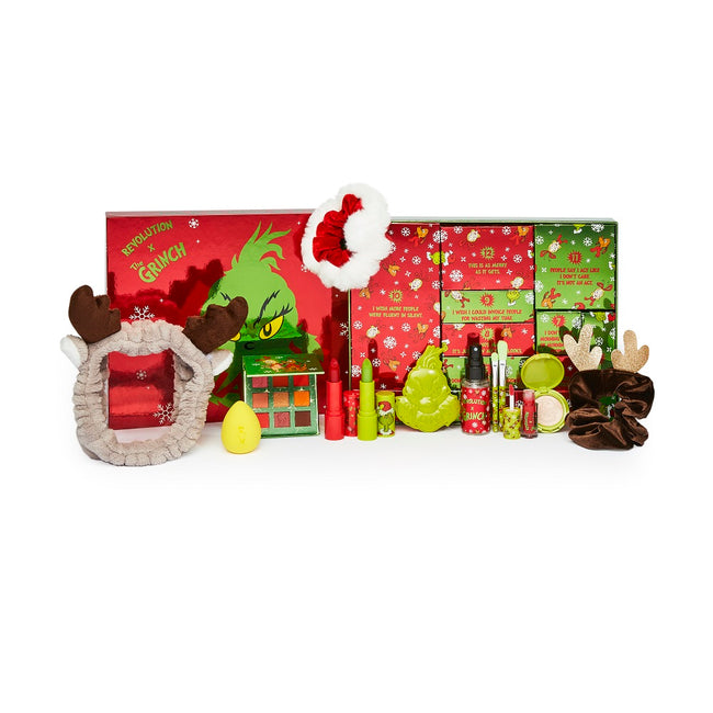 Makeup Revolution The Grinch x Revolution 12 Days Advent Calendar kalendarz adwentowy 12szt