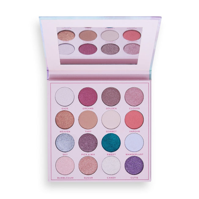 Makeup Revolution Candy Haze Eyeshadow Palette paletka cieni do powiek Cloud Gazer 16g