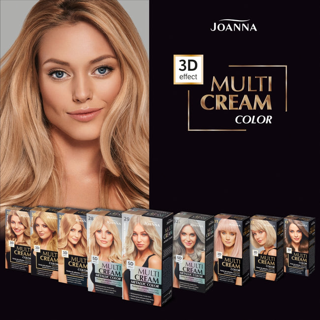 Joanna Multi Cream Color farba do włosów 30 Karmelowy Blond
