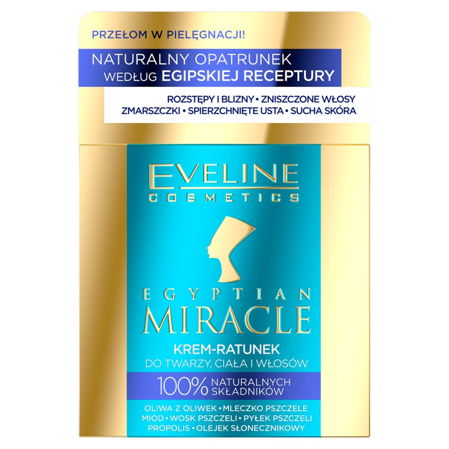 Eveline Cosmetics Egyptian Miracle krem-ratunek do twarzy ciała i włosów 40ml