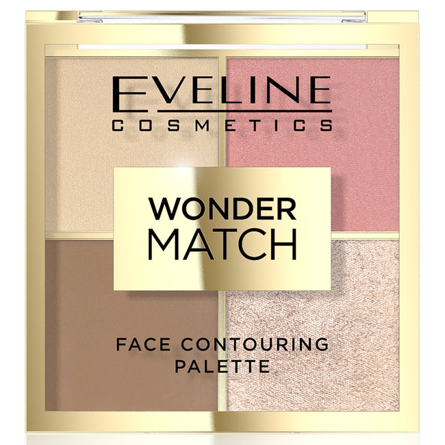 Eveline Cosmetics Wonder Match paleta do konturowania twarzy 02 10g