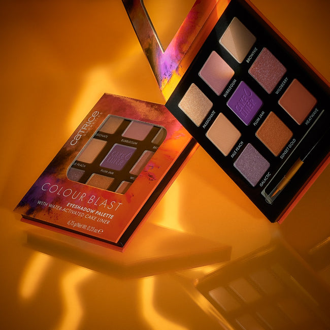 Catrice Colour Blast Eyeshadow Palette paleta cieni do powiek 010 Tangerine Meets Lilac 6.75g