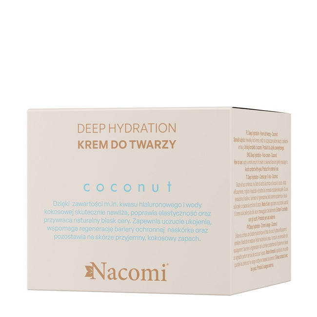 Nacomi Deep Hydration krem do twarzy Coconut 40ml