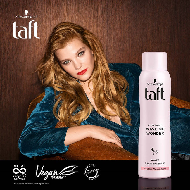 Taft Wave Me Wonder spray na noc tworzący loki do wszystkich rodzajów włosów 150ml
