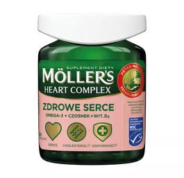 Möller's Heart Complex zdrowe serce suplement diety 60 kapsułek