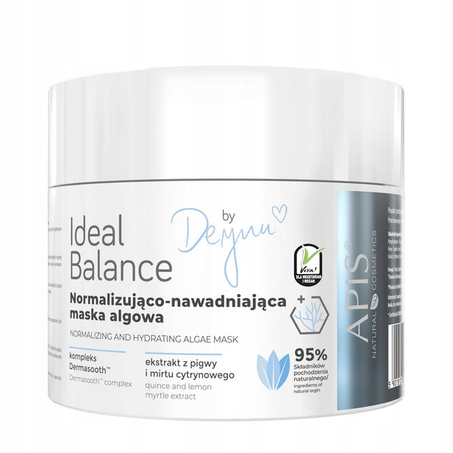 APIS Ideal Balance By Deynn normalizująco-nawadniająca maska algowa 100g