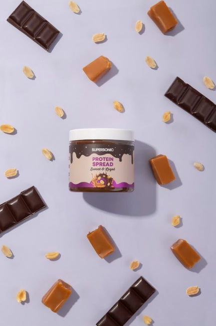 Supersonic Krem orzechowy o smaku czekolady i karmelu z kawałkami orzechów 160g