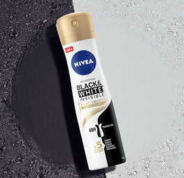 Nivea Black&White Invisible Silky Smooth antyperspirant spray 150ml