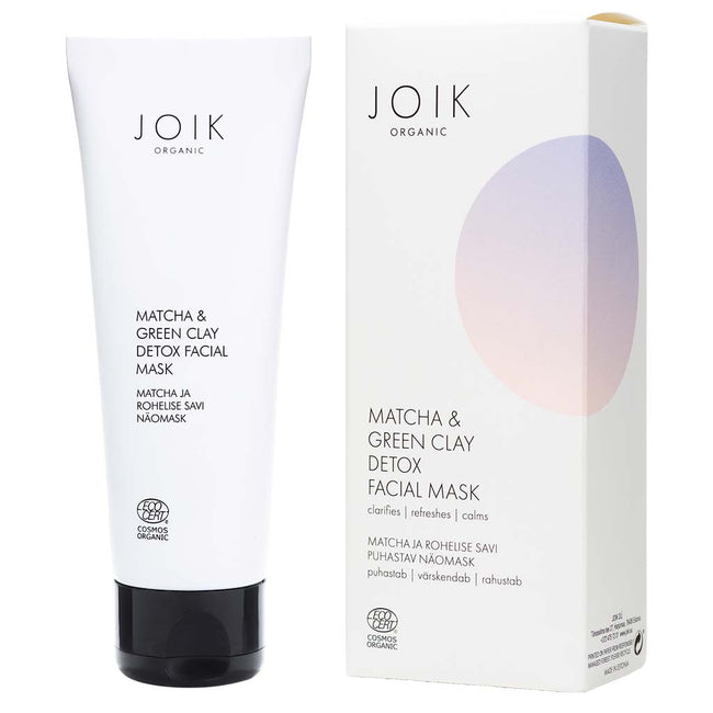 JOIK Organic Matcha & Green Clay Detox Facial Mask detoksykująca maska oczyszczająca do twarzy 75ml