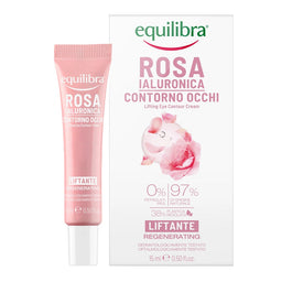 Equilibra Rosa Lifting Eye Contour Cream różany liftingujący krem pod oczy z kwasem hialuronowym 15ml