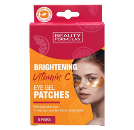 Beauty Formulas Brightening Vitamin C rozjaśniające płatki żelowe pod oczy z witaminą C 6szt.