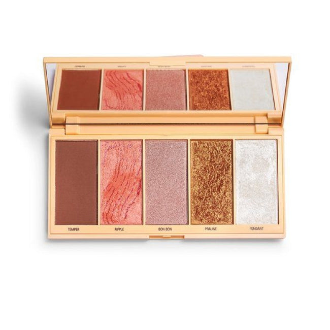 Makeup Revolution I Heart Revolution Chocolate Face Palette paleta do konturowania Praline 18g