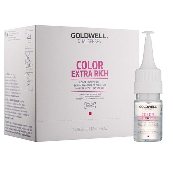 Goldwell Dualsenses Color Extra Rich Intensive Conditioning Serum intensywne serum do włosów naturalnych i farbowanych 12x18ml