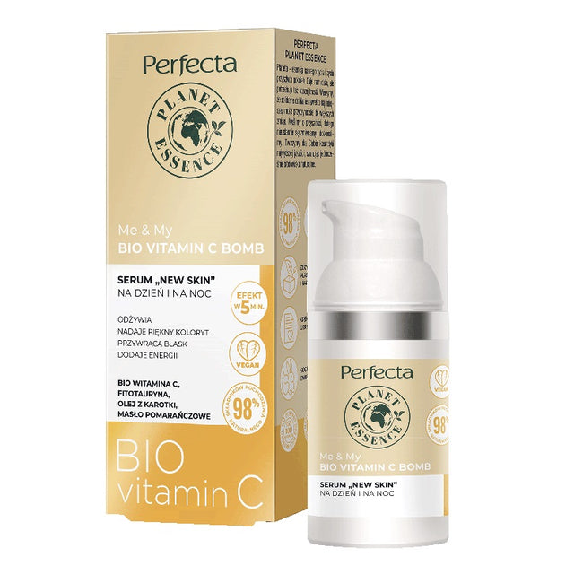 Perfecta Me & My Bio Vitamin-C Bomb serum z witaminą C do twarzy na dzień i na noc New Skin 30ml