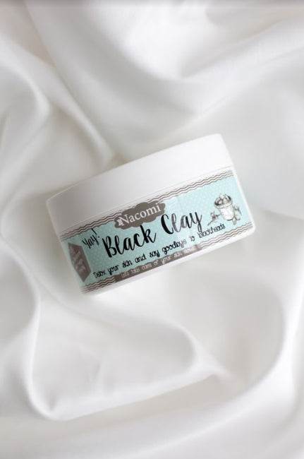 Nacomi Black Clay czarna glinka oczyszczająca 90g