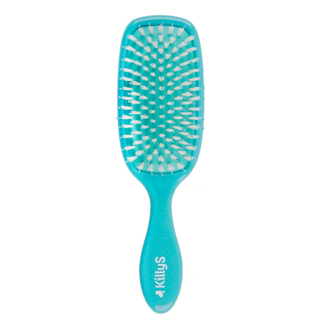 KillyS Hair Brush szczotka do włosów niskoporowatych wzbogacona olejem kokosowym Turkusowa