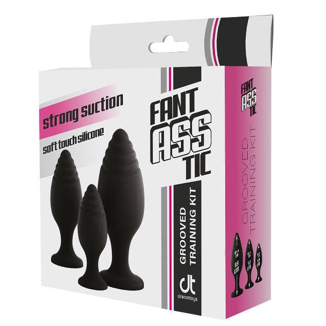 Dream Toys Fantasstic Grooved Training Kit korki analne 3szt.