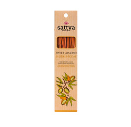Sattva Natural Indian Incense naturalne indyjskie kadzidełko Słodki Migdał 15szt