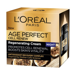 L'Oreal Paris Age Perfect Cell Renew regenerujący krem przeciwzmarszczkowy na noc 50ml
