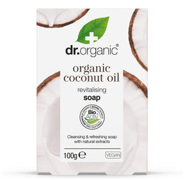 Dr.Organic Virgin Coconut Oil Soap mydło oczyszczająco-odświeżające do skóry suchej 100g
