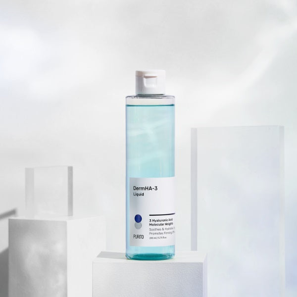 PURITO DermHA-3 Liquid intensywnie nawadniający toner z kwasem hialuronowym 200ml