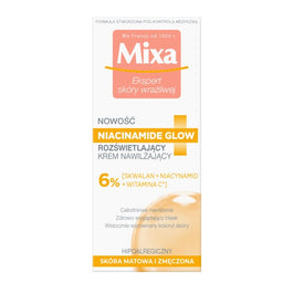 MIXA Niacinamide Glow rozświetlający krem nawilżający z niacynamidem i witaminą C 50ml