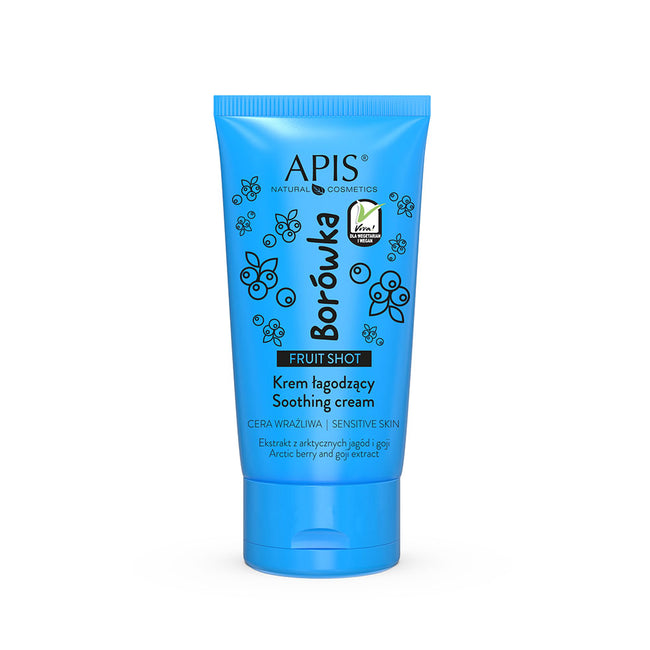 APIS Fruit Shot krem łagodzący Borówka 50ml