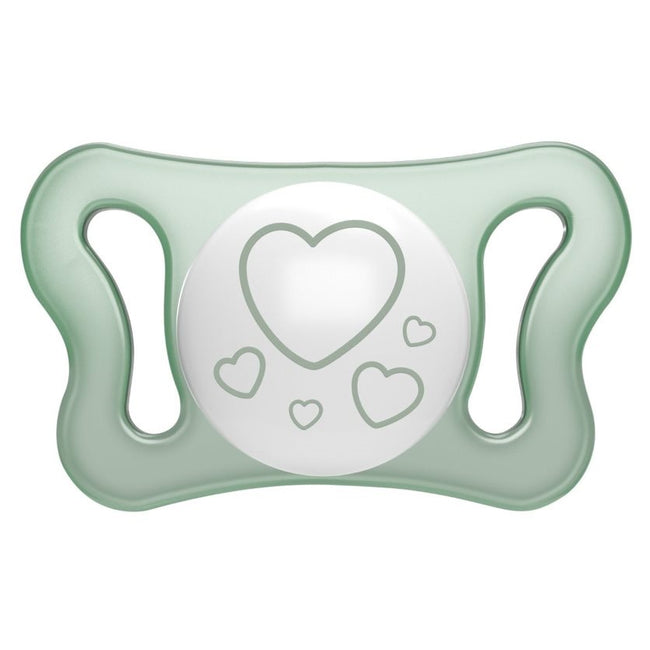 Chicco PhysioForma silikonowy smoczek do uspokajania Micro 0-2m+ Świecący 2szt.