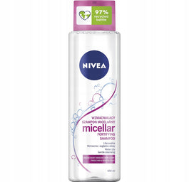 Nivea Micelarny szampon wzmacniający do włosów łamliwych i wrażliwej skóry głowy 400ml