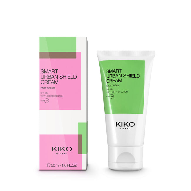KIKO Milano Smart Urban Shield Cream krem nawilżający na dzień z filtrem SPF50+ i UVA 50ml