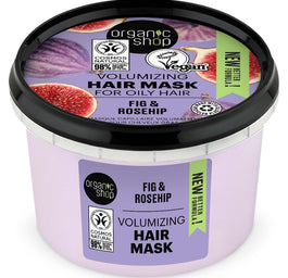 Organic Shop Express Shine Hair Mask pielęgnująca maska do włosów Fig & Almond 250ml
