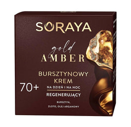 Soraya Gold Amber 70+ bursztynowy krem regenerujący na dzień i na noc 50ml