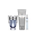 Paco Rabanne Invictus zestaw woda toaletowa spray 100ml + woda toaletowa spray 10ml + żel pod prysznic 100ml