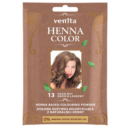 Venita Henna Color ziołowa odżywka koloryzująca z naturalnej henny 13 Orzech Laskowy