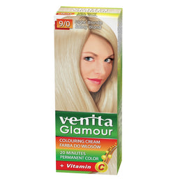 Venita Glamour farba do włosów 9/0 Jasny Blond